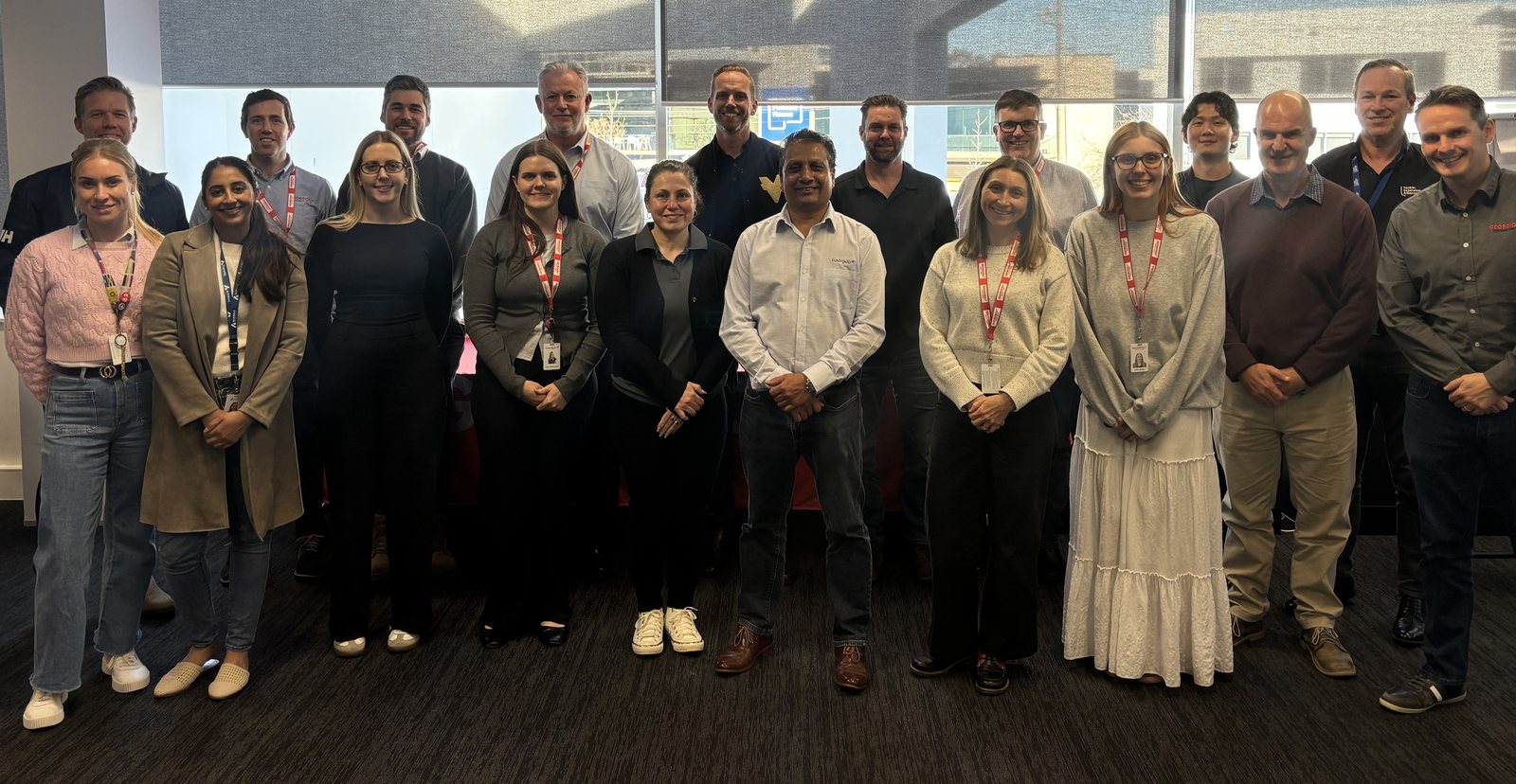 An iGnite cohort of Georgiou leaders at the end of a session
